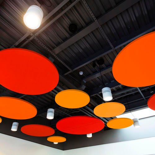 Colorful Acoustic Ceiling Panel